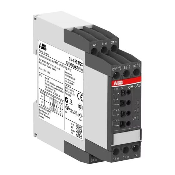 1SVR730840R0700, CM-SRS.M2S CURRENT MON. RELAY, Abb, Mfr#: 1SVR730840R0700